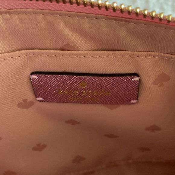 Kate Spade Lola Glitter Crossbody. Rose Pink. Adjustable Strap - Picture 3 of 6